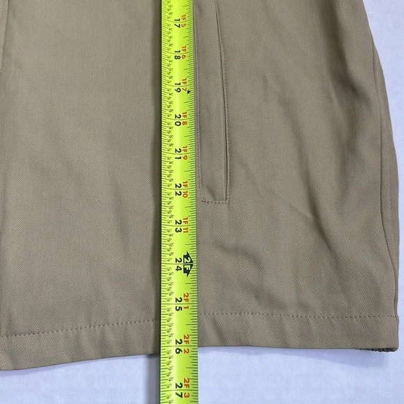 J Crew Vintage Oarsman Grn Tag Men’s Tan Zip Up Jacket Rayon Cotton Size Medium - Picture 11 of 12